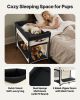 VEVOR Elevated Lounge Pet Bed Foldable Bunk Dog Bed with Wheels & Side Bags XL