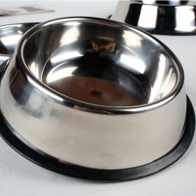 Classic Stainless Steel Bowls (Option: Bottom diameter 22cm)