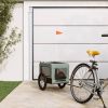 Pet Bike Trailer Grey and black Oxford fabric, iron, PVC Medium